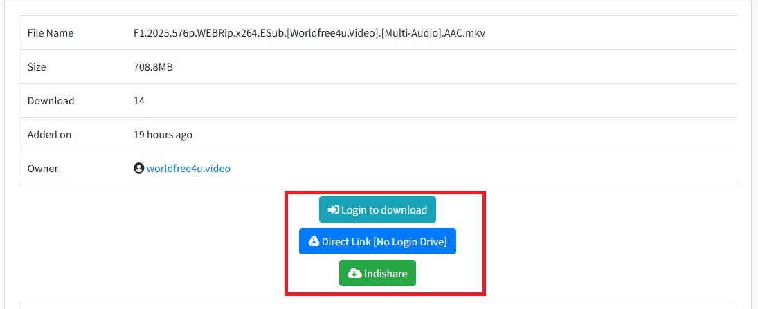 Direct Downloading Step 3